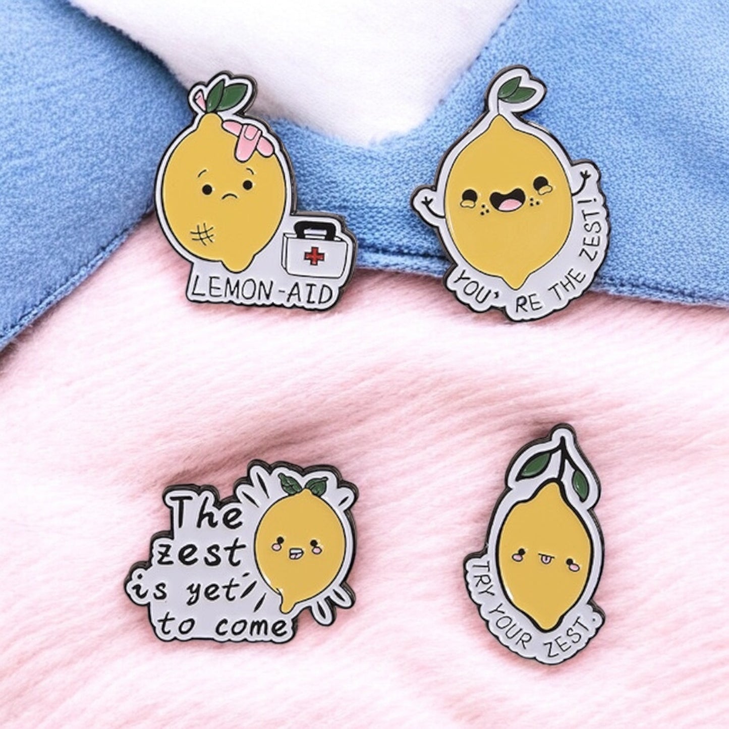 Pin's Broche Email | Citron | Lemon Aid | Kawaii | Fun | Humour Jeu de Mot