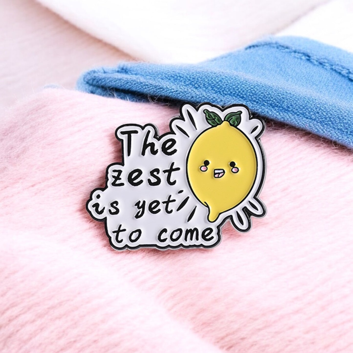 Pin's Broche Email | Citron | Lemon Aid | Kawaii | Fun | Humour Jeu de Mot