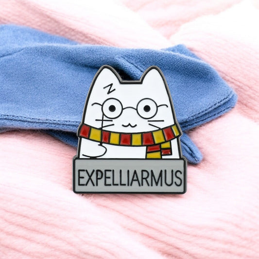 Pin's Broche Email | Chat Sorcier Kawaii | Fun | Humour