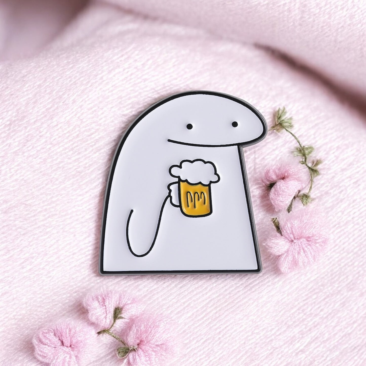 Pin's Broche Email | Bière Butter Beer | Humour | Kawaii Mignon