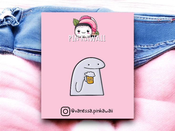 Pin's Broche Email | Bière Butter Beer | Humour | Kawaii Mignon