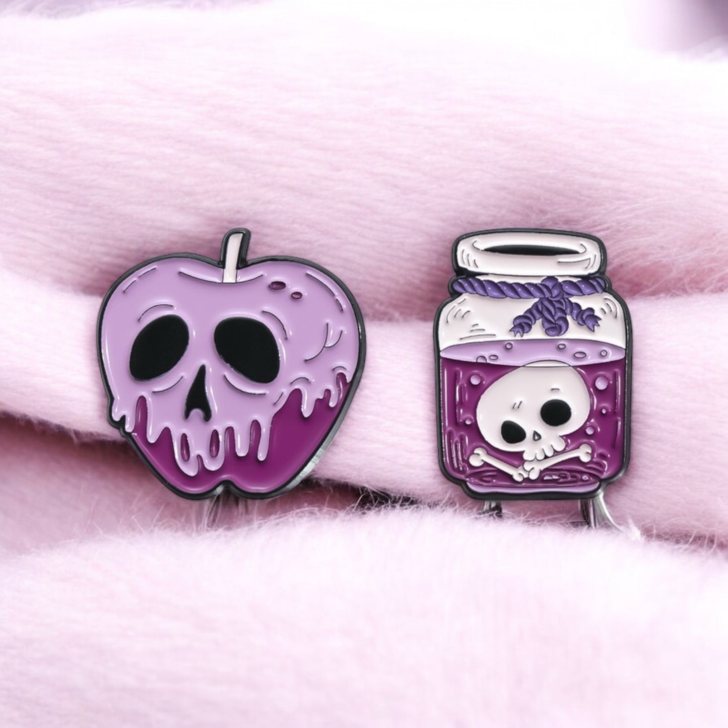 Pin's Broche Email | Crane | Potion Magique | Cute Mignon | Humour Fun Halloween Horreur | Kawaii