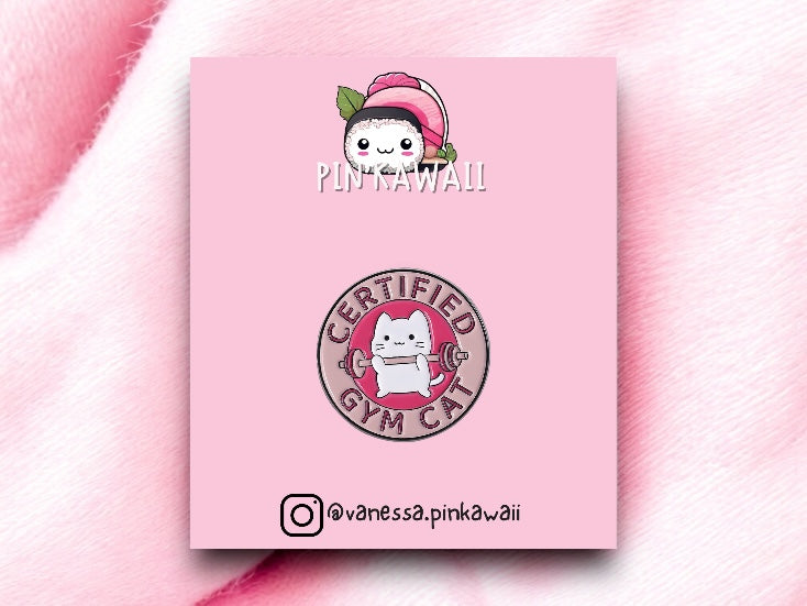 Pin's Broche Email | Gym Booty Club | Musculation | Kawaii | Fun | Humour Mignon