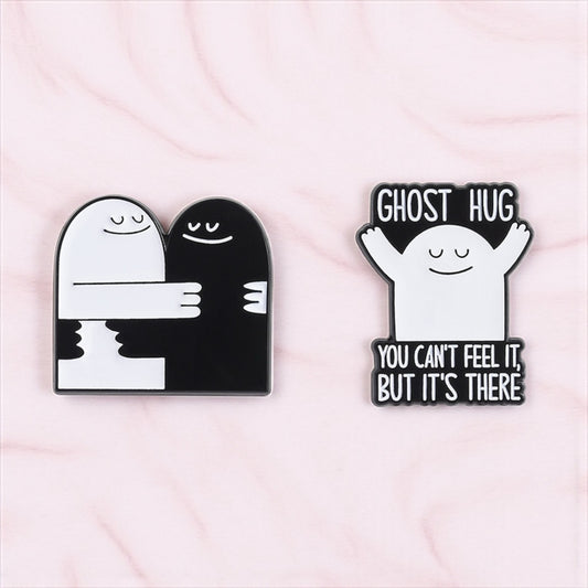 Pin's Broche Email | Bonhomme Calin | Kawaii | Fun | Humour
