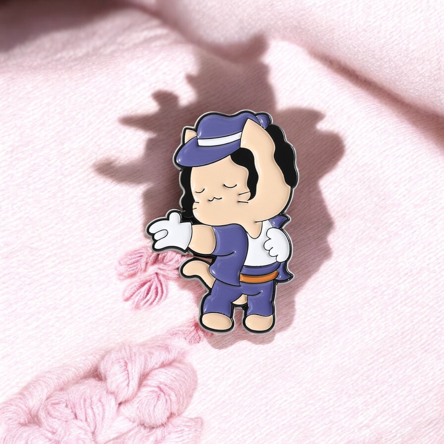 Pin's Broche Email | Chat Rock n Roll | Amoureux des Chats | Kawaii | Fun | Humour Mignon Pop Music
