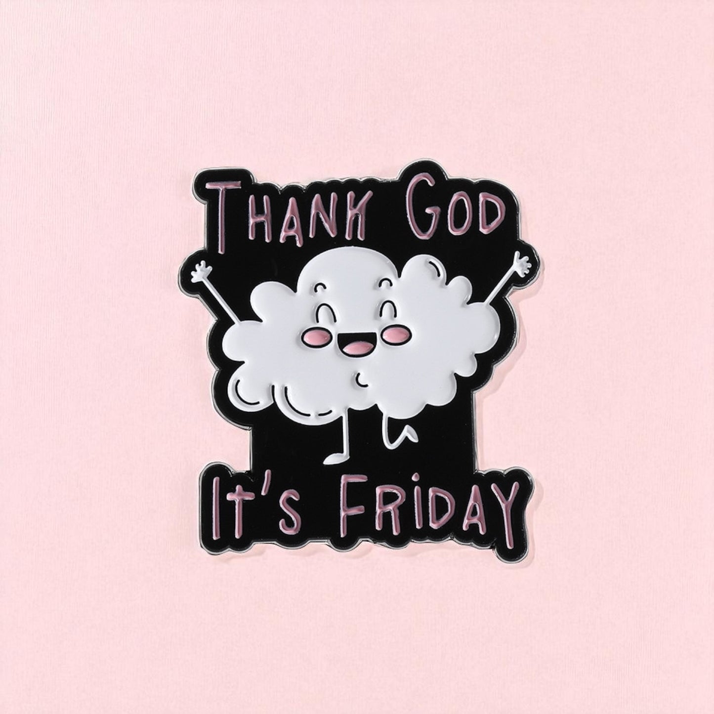 Pin's Broche Email | Nuage | It's Friday | Kawaii | Fun | Humour