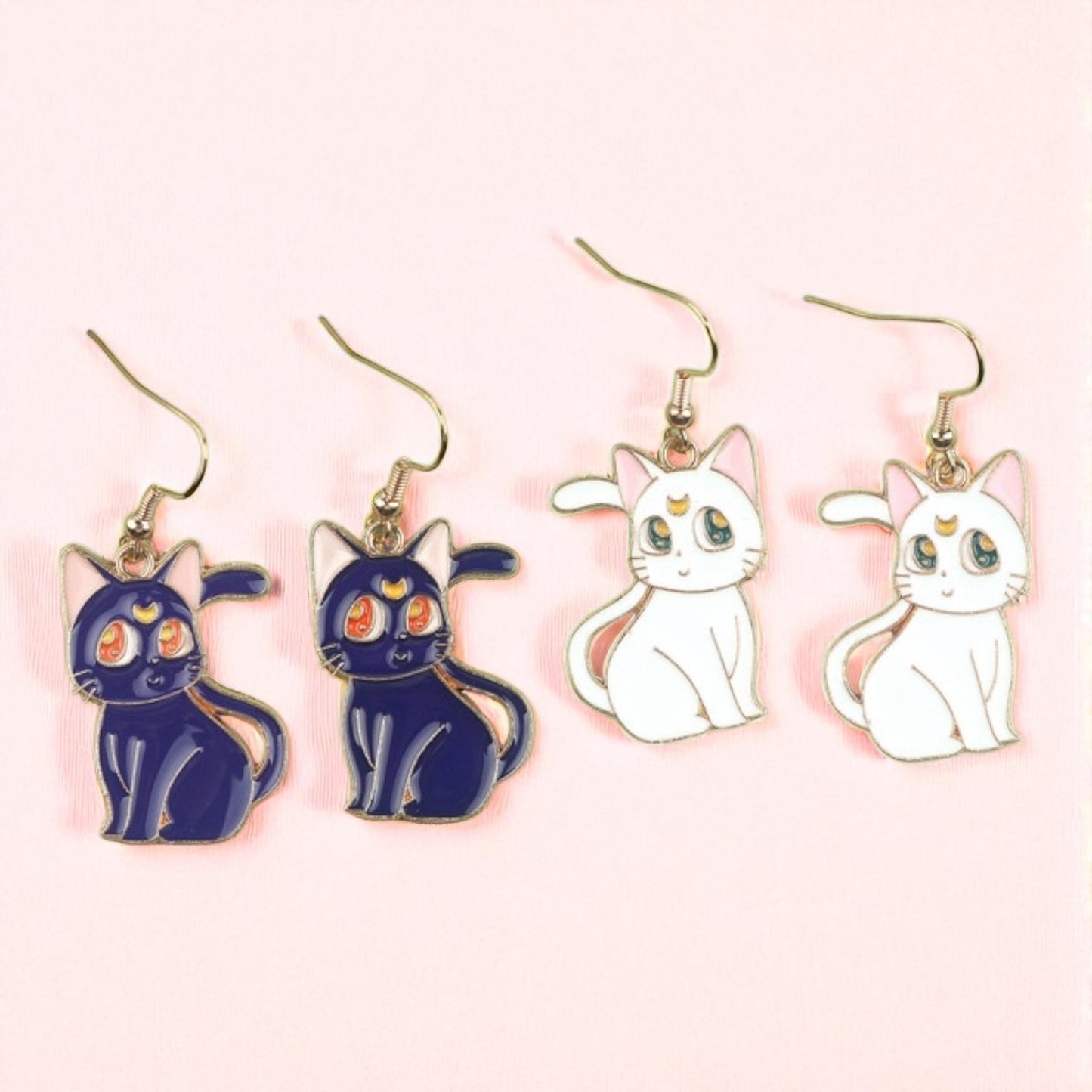 Earrings | Drop earrings | Alice in Wonderland | Late Bunny Alice | Gold Plated Copper