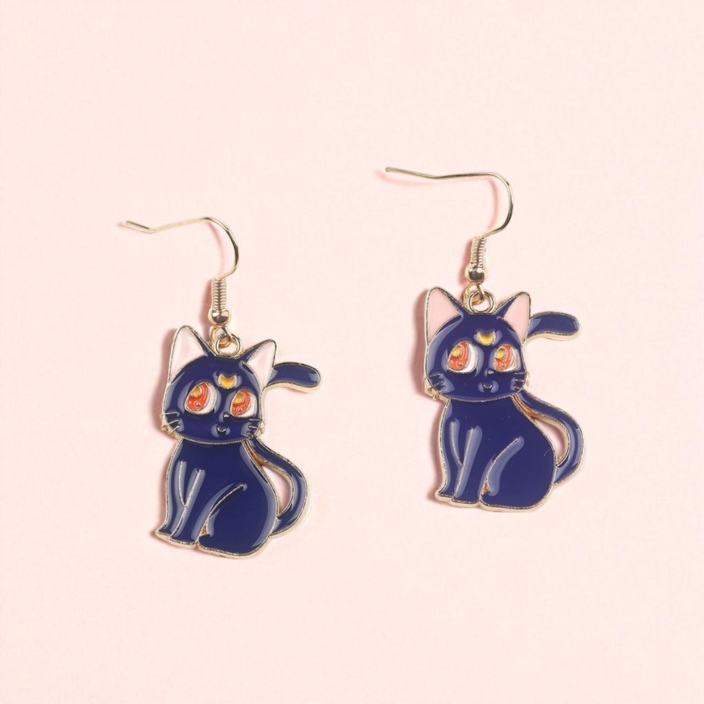 Earrings | Drop earrings | Alice in Wonderland | Late Bunny Alice | Gold Plated Copper