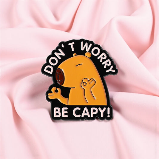 Pin's Broche Email | Cappy Don't worry be Cappy | Kawaii | Fun | Humour Mignon