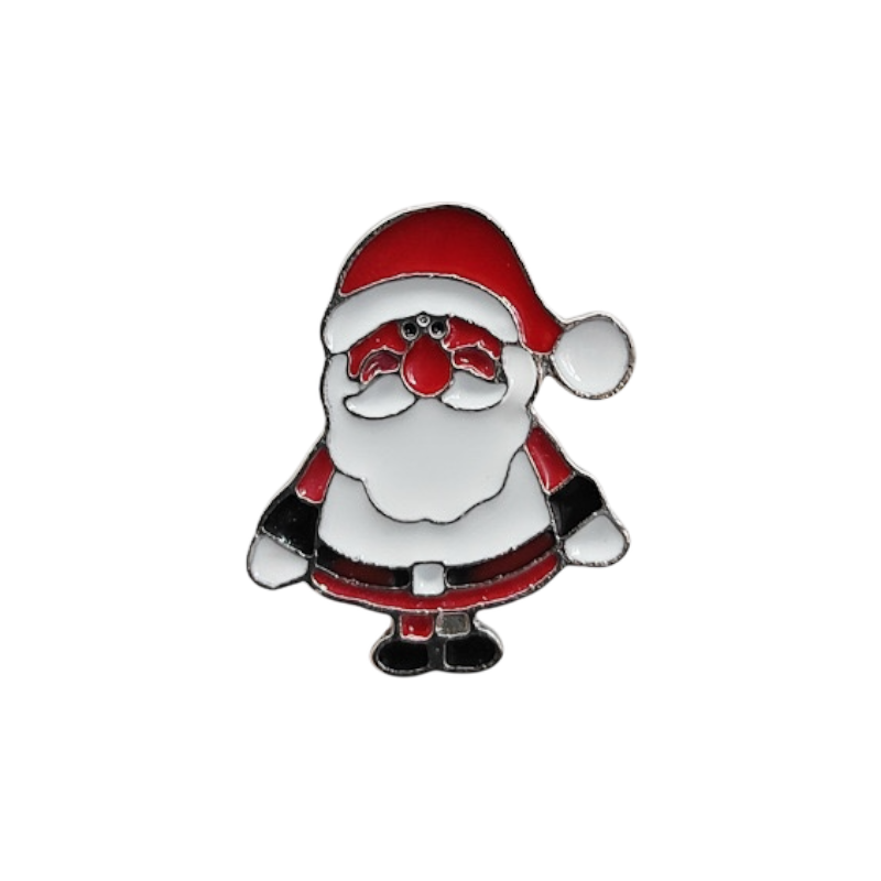 Lot de 2 Pin's Broche Email | Noël | Kawaii Mignon | Fun | Humour Décoration Noël Fête fin Année