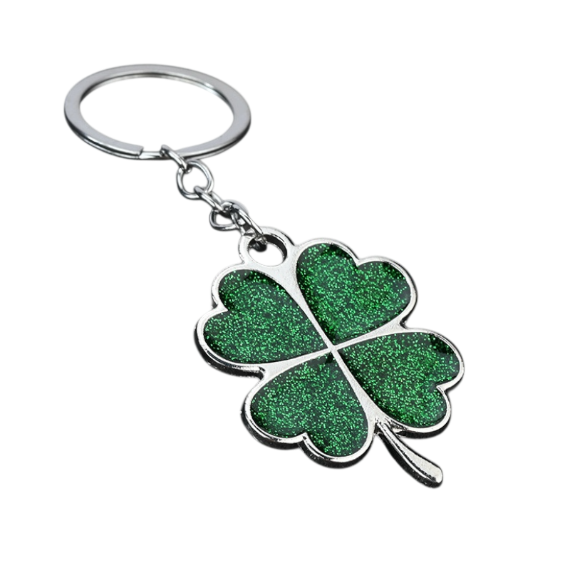 Porte Clés | Trèfle 4 feuilles | Porte Bonheur | Chance | Kawaii | Mignon