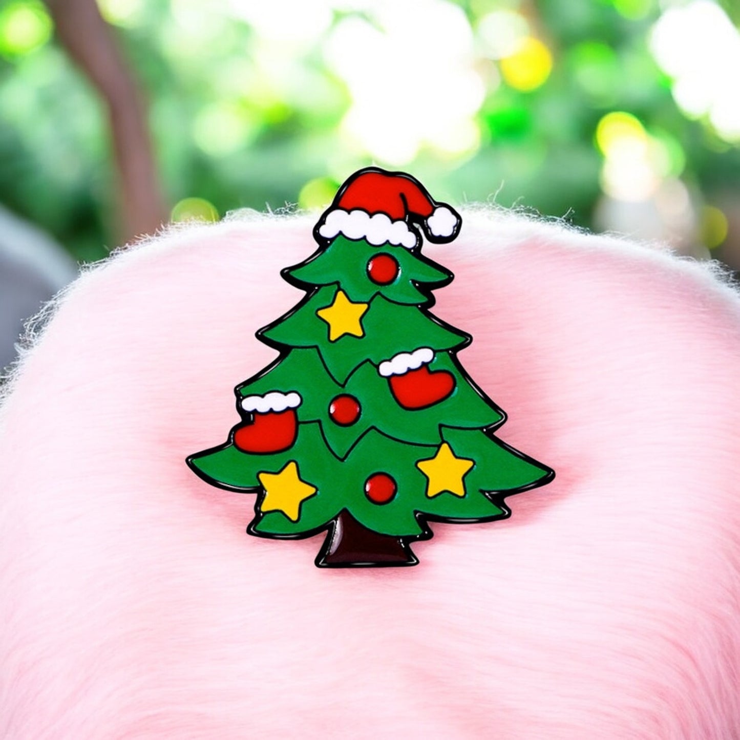 Pin's Broche Email | Noël | Kawaii Mignon | Fun | Humour Décoration Noël Fête fin Année