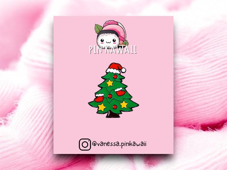 Pin's Broche Email | Noël | Kawaii Mignon | Fun | Humour Décoration Noël Fête fin Année