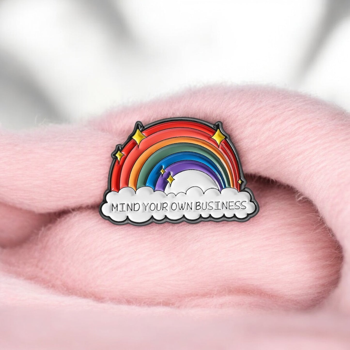 Pin's Broche Email | Arc en Ciel | Arc en ciel | Kawaii | Fun | Humour