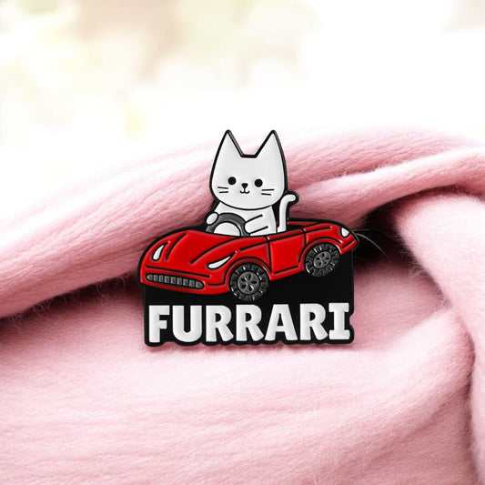 Pin's Broche Email | Chat | Furrari | Humour | Kawaii | Mignon