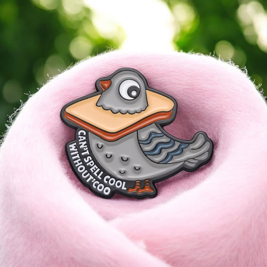 Pin's Broche Email | Pigeon Oiseau | Kawaii | Fun | Humour Mignon