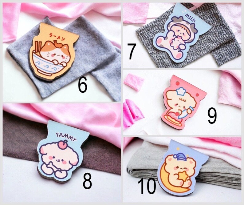 Marque Page Magnétique | Bookmark | Double Page | Animaux | Mignons | Kawaii