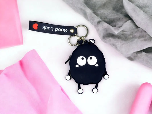 Keychain | Coin Purse | Pop It | Bag Jewel | Totoro Noiraudes | Kawaii style | Accessories | Silicone | Cute Silica Gel