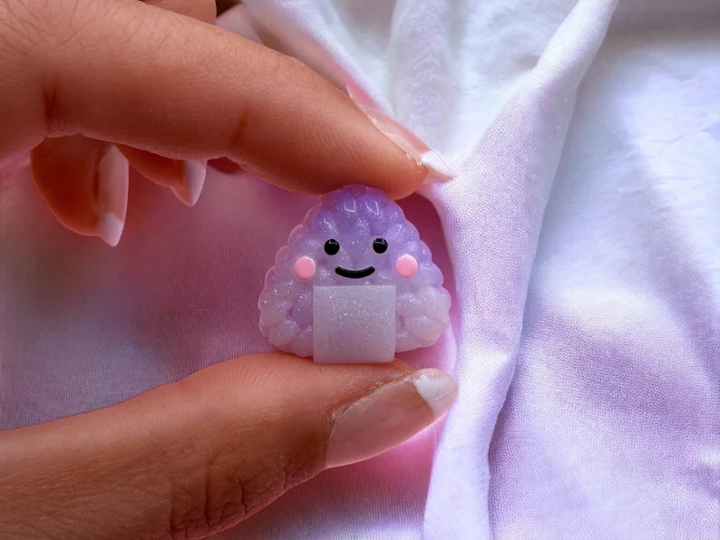 Pin's Broche Résine | Onigiri de boule de riz de couleurs | Sushi | Kawaii