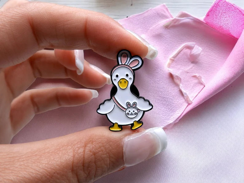 Pin's Broche Email | Canard | Mignon | Kawaii | Fun | Humour