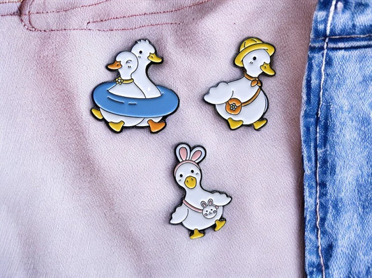 Pin's Broche Email | Canard | Mignon | Kawaii | Fun | Humour