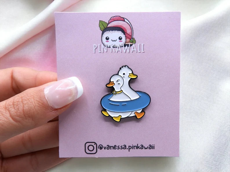 Pin's Broche Email | Canard | Mignon | Kawaii | Fun | Humour