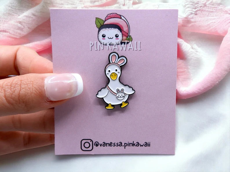 Pin's Broche Email | Canard | Mignon | Kawaii | Fun | Humour