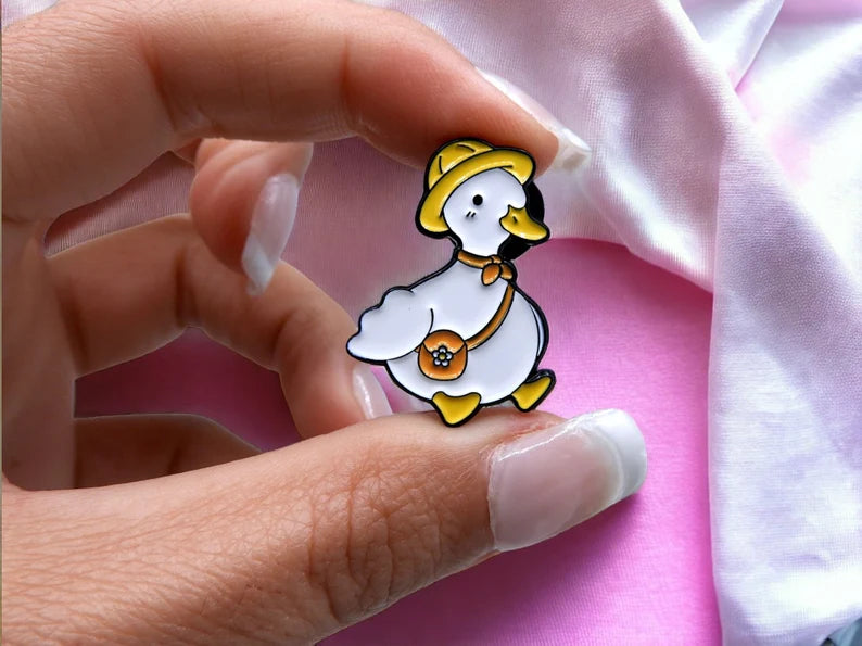 Pin's Broche Email | Canard | Mignon | Kawaii | Fun | Humour