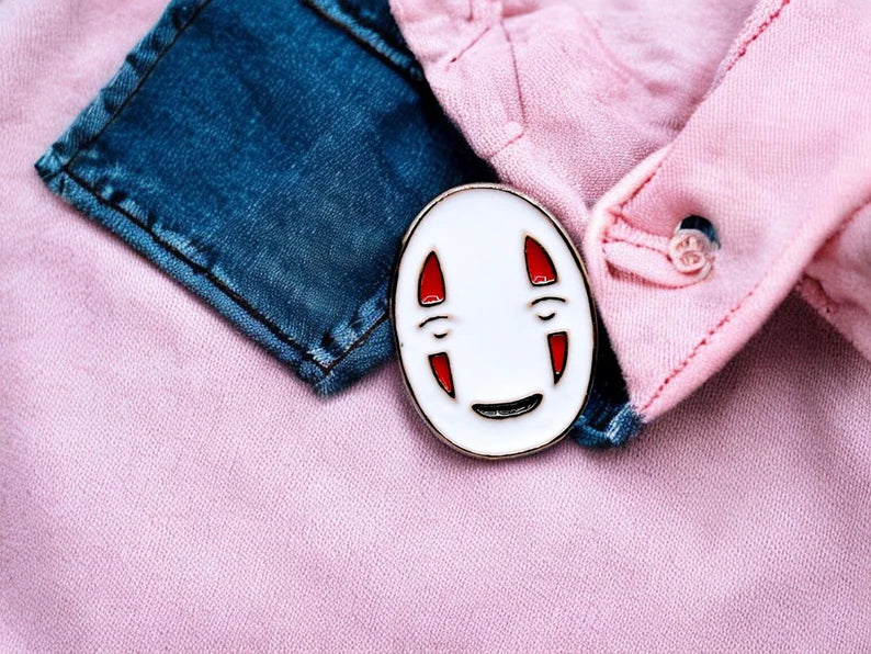 Email Brooch Pin | Totoro | Faceless Man | Spirited Away | Kawaii | Cute