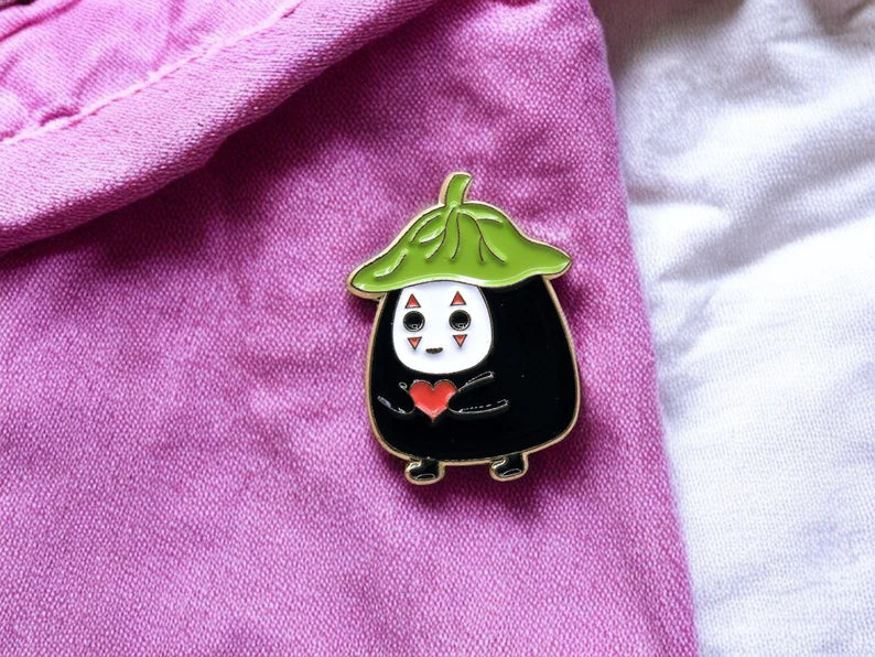 Email Brooch Pin | Totoro | Faceless Man | Spirited Away | Kawaii | Cute