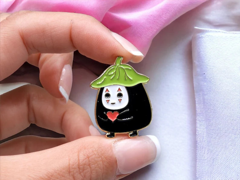 Email Brooch Pin | Totoro | Faceless Man | Spirited Away | Kawaii | Cute