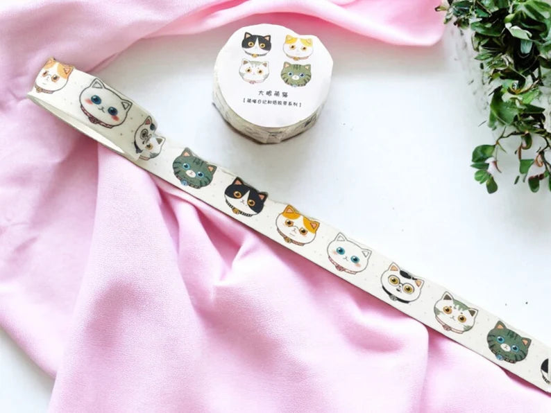 Scotch Washi Tape | Mignon | Papeterie | Style Kawaii | Accessoires | Post It | Mignon Chat Pattes de Chats