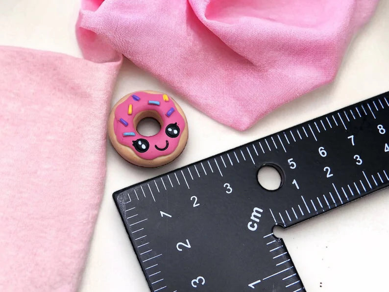 Resin Brooch Pin | Kawaii Donuts Cute Smile | Cookie | Kawaii