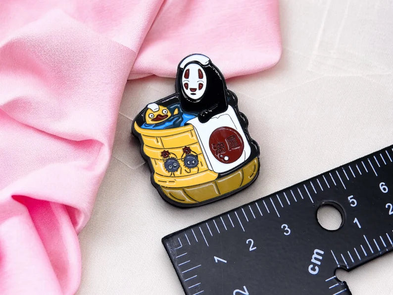 Email Brooch Pin | Totoro | Faceless Man | Spirited Away | Kawaii | Cute