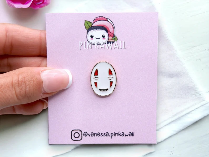 Email Brooch Pin | Totoro | Faceless Man | Spirited Away | Kawaii | Cute