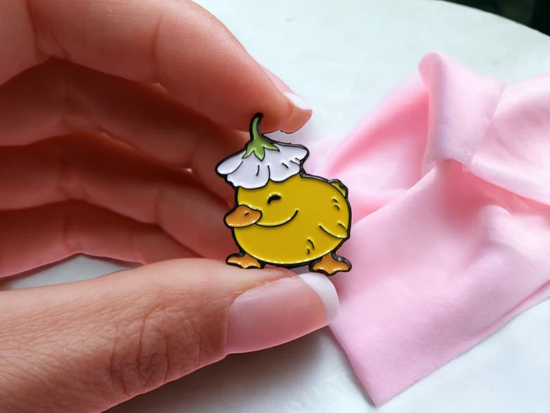 Pin's Broche Email | Canard | Mignon | Kawaii | Fun | Humour