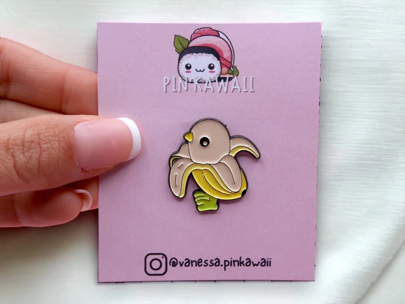 Pin's Broche Email | Canard | Mignon | Kawaii | Fun | Humour