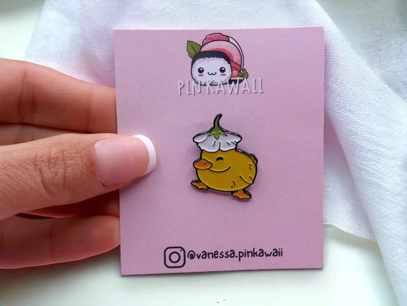 Pin's Broche Email | Canard | Mignon | Kawaii | Fun | Humour