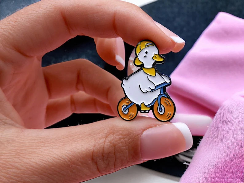 Pin's Broche Email | Canard | Mignon | Kawaii | Fun | Humour