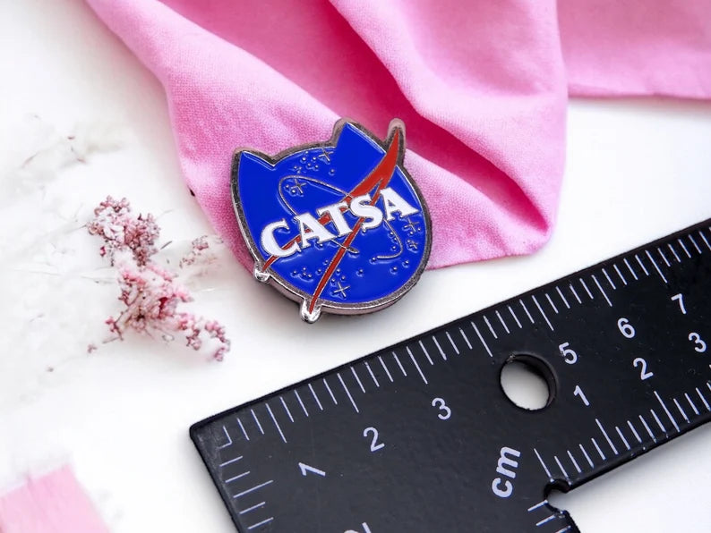 Pin's Broche Email |  Catsa | Chat Nasa | Astronaute | Kawaii | Fun