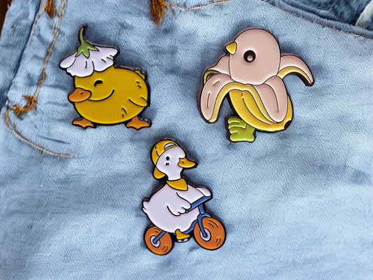 Pin's Broche Email | Canard | Mignon | Kawaii | Fun | Humour