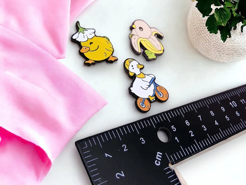 Pin's Broche Email | Canard | Mignon | Kawaii | Fun | Humour