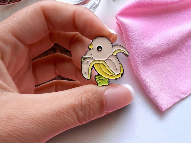 Pin's Broche Email | Canard | Mignon | Kawaii | Fun | Humour