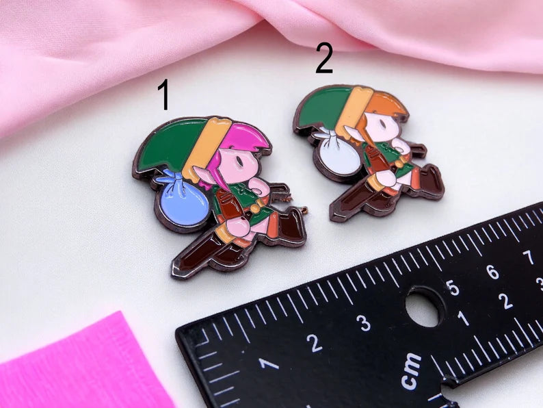 Pin's Broche Email | Jeu Vidéo Vintage | Zelda | Console Jeu | Kawaii | Mignon