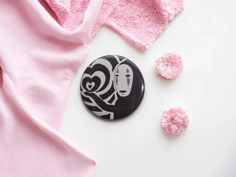 Badge Brooch Email | Totoro | Faceless Man | Spirited Away | Kawaii | Cute