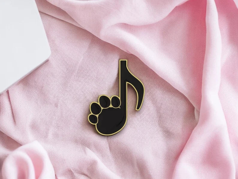 Pin's Broche Email | Chat Musicien | Musique | Kawaii | Fun | Humour