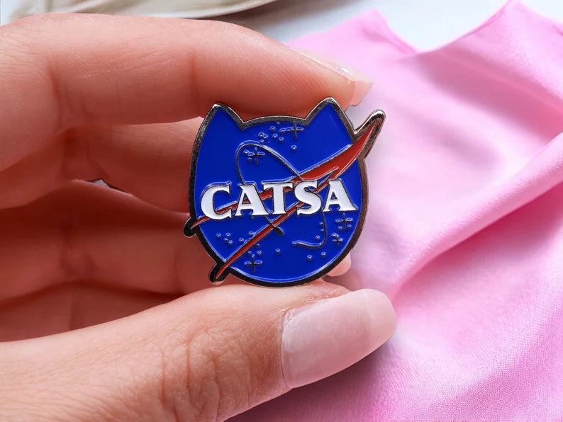 Pin's Broche Email |  Catsa | Chat Nasa | Astronaute | Kawaii | Fun