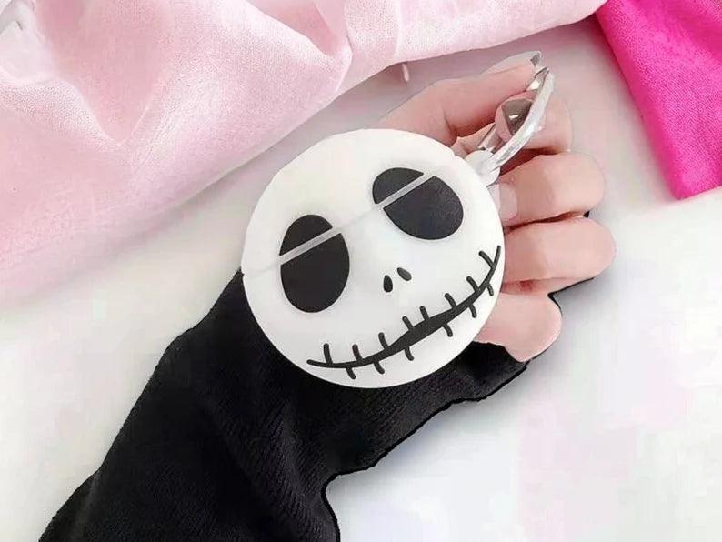 Air Pods Generation 1/2 Protective Case | Protection Device | Phosphorescent Skull | Kawaii | Silicone | Silica Gel