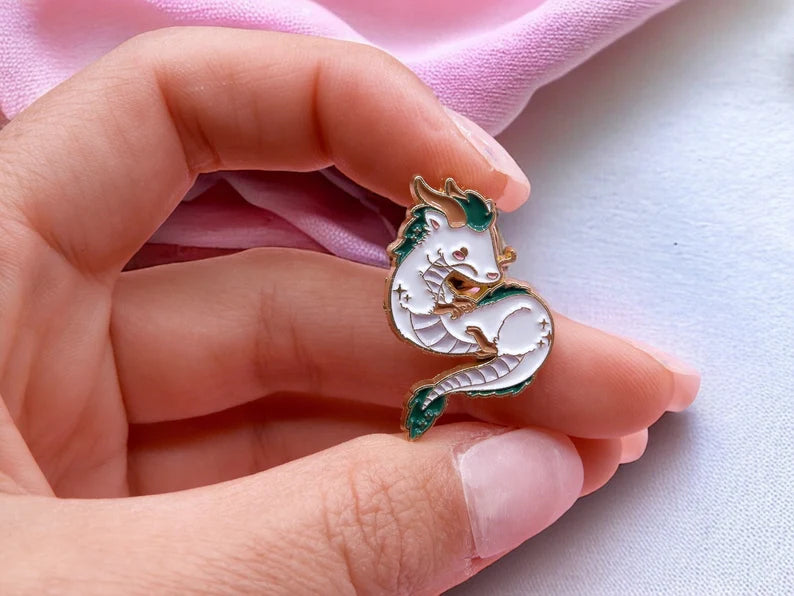 Pin's Broche Email | Voyage Chihiro | Spirited Away Dragon | Kawaii | Mignon