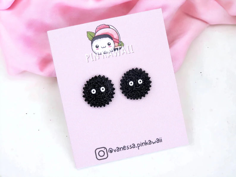 Earrings | Stud earrings | Totoro | My Neighbor Totoro Noiraudes